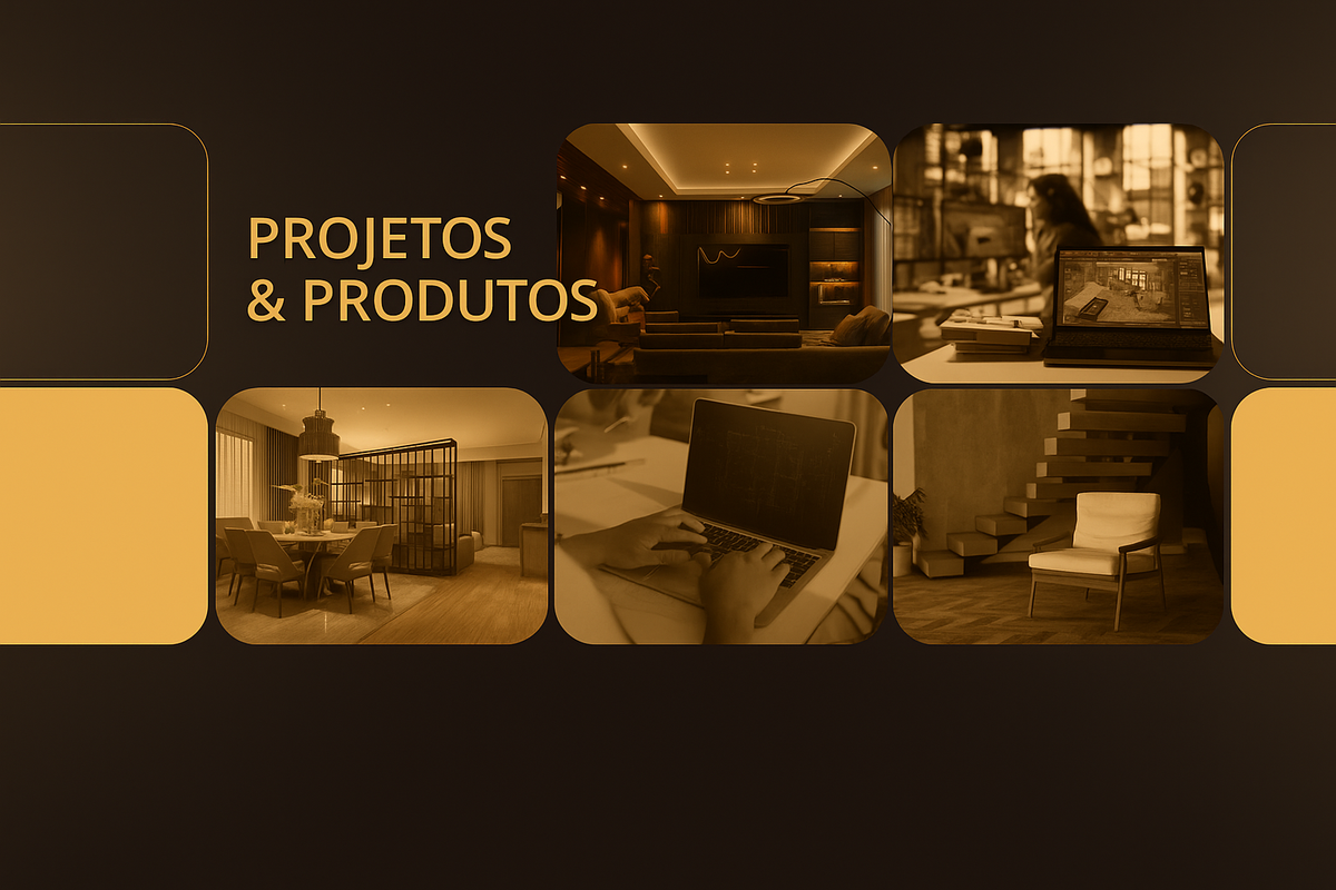 Ambiente interno sofisticado de sala de estar