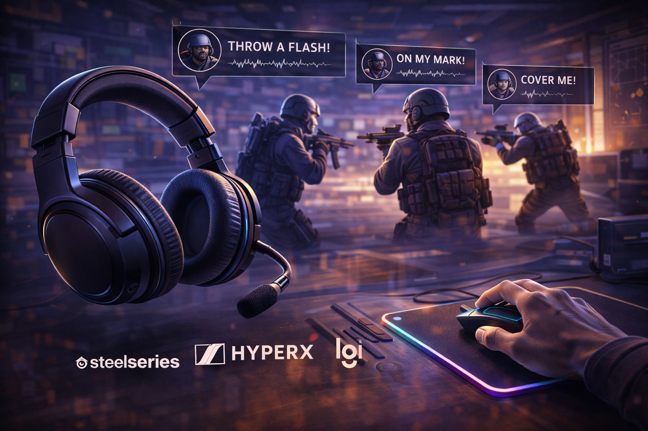 диалоги команды в игре через гарнитуру