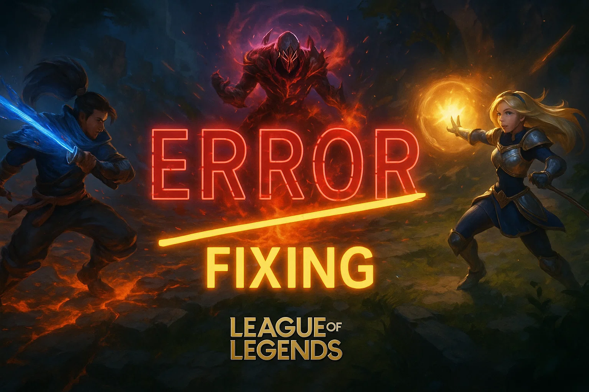 Fix any error in League of Legends