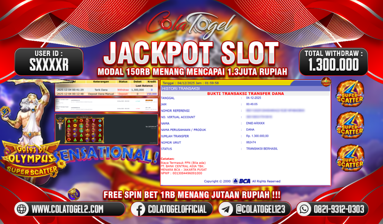 JACKPOT SLOT GACOR!!