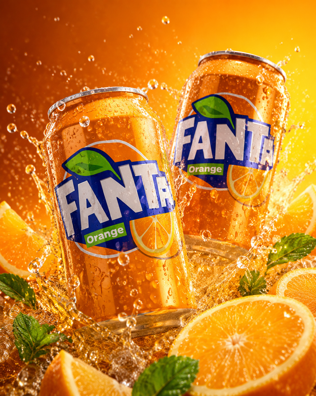 Result of: Sunset Fizz: Fanta Splash Spectacular