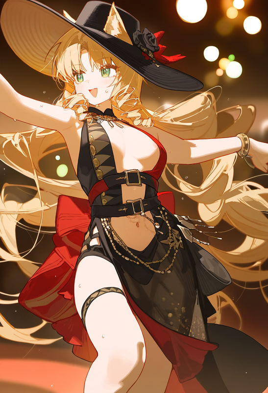 Swire the Elegant Wit(arknights), black hat,[artist_ningen_mame],artist_cilorank s-202608867