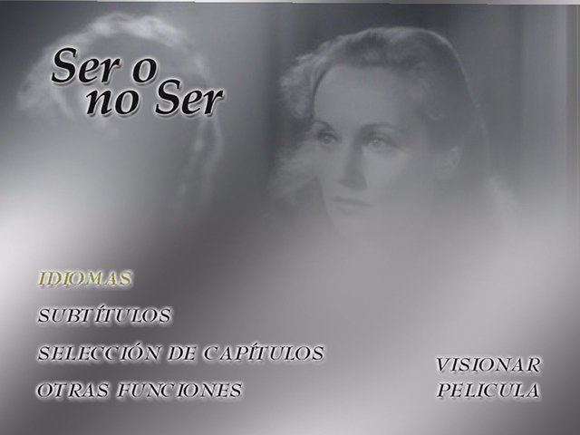 1 - Ser o No Ser [DVD5Full] [Pal] [Cast/Ing/Cat] [Sub:Varios] [1942] [Comedia]