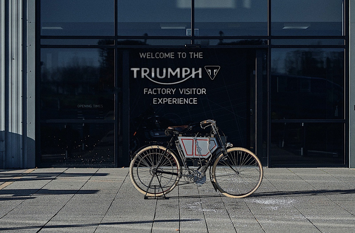 Triumph возрождает историю с найденным прототипом 1901