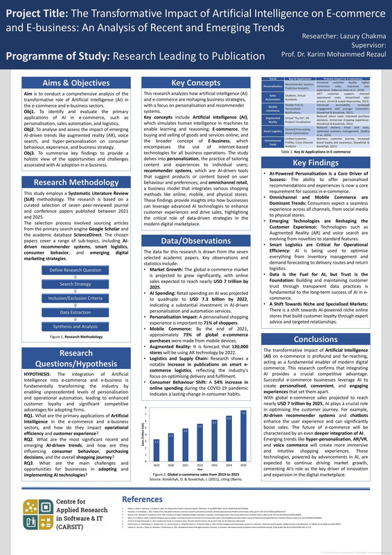 The Transformative Impact of Artificial Intelligence on E-commerce and E-business: An Analysis of Recent and Emerging Trends