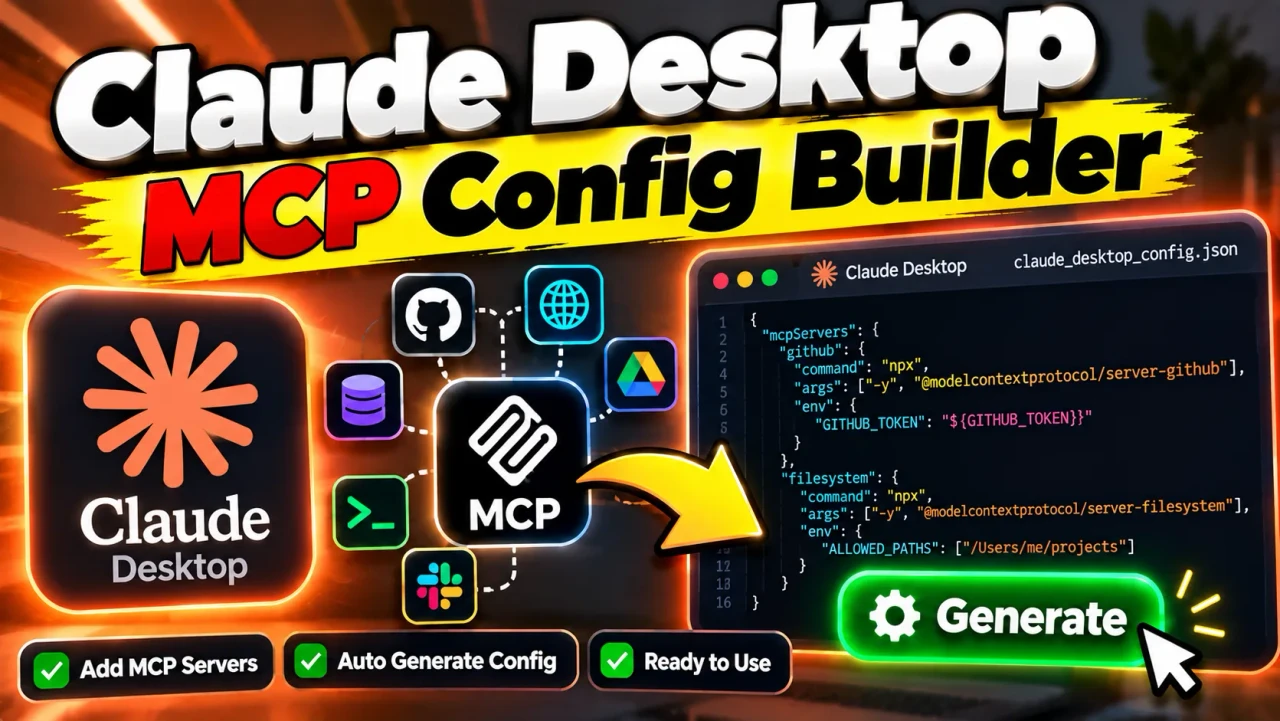 Claude Desktop Mcp Config Builder Online