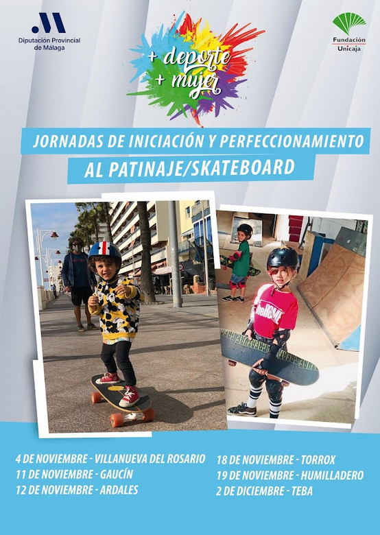 Jornada de iniciación y perfeccionamiento al patinaje skateboard