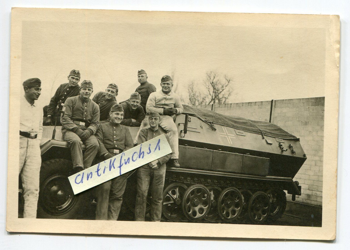 Deutscher Schützen-Panzer  Halbkette im 2.WK