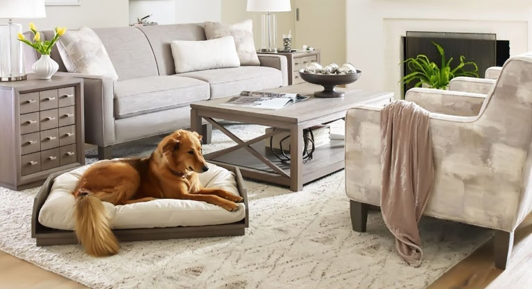 Highline collection is a reflection of the heart of New York City: Bold and fresh. Born of clean, modern styling and rich textural finishes, these pieces invite you to relax without all the clutter, and unwind in beautiful surroundings. Crafted of Poplar Solids with White Oak Veneers in a soothing Greige finish. Soft Nickel finished, custom hardware and accents add a quietly refined touch.