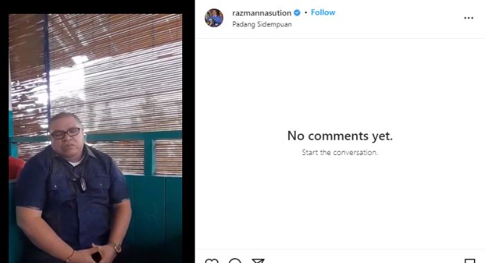 Tanggapan Razman Nasution setelah Medina Zein ditangkap.