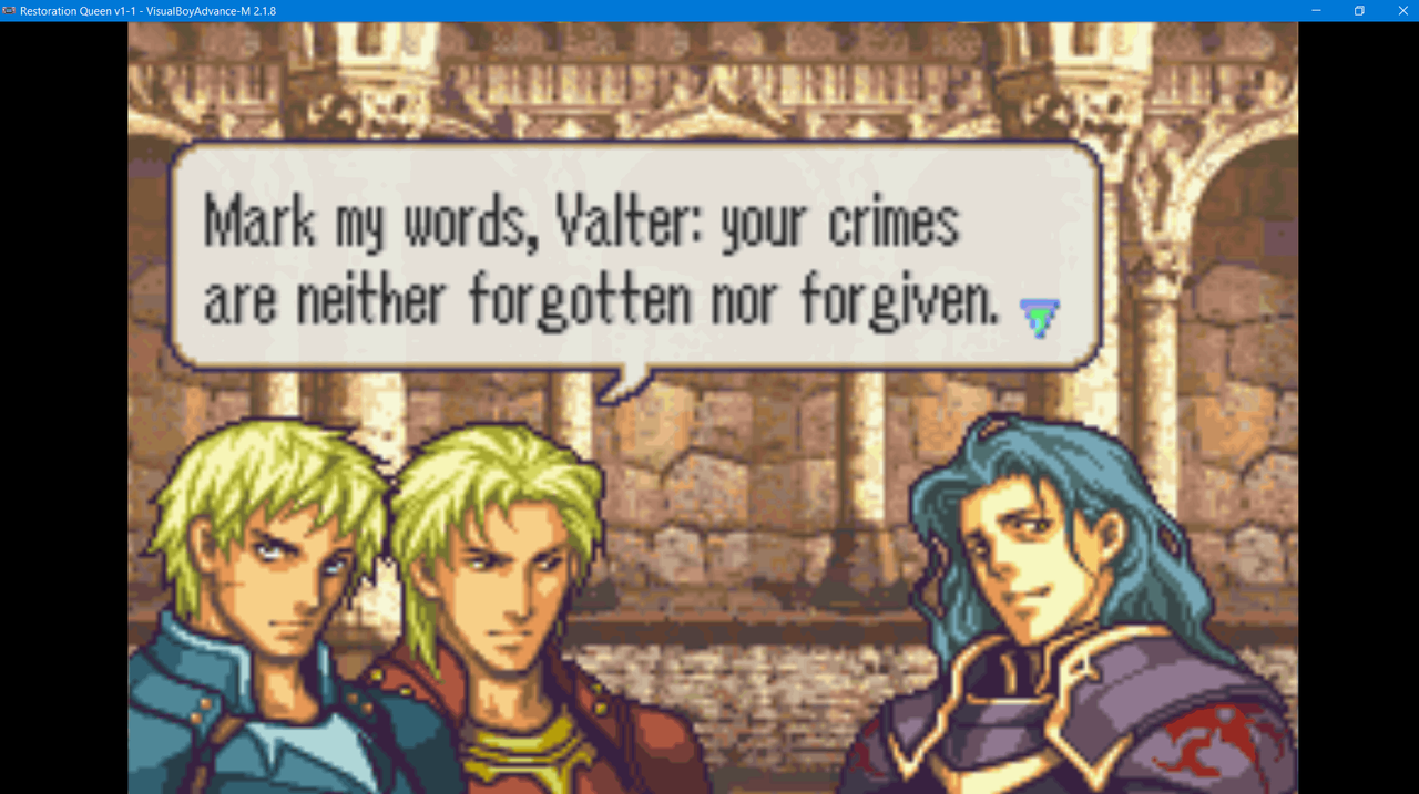 2024-03-06 22_33_05-Restoration Queen v1-1 - VisualBoyAdvance-M 2.1.8