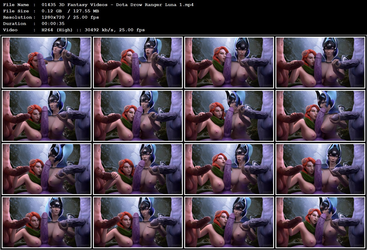 01435 3D Fantasy Videos - Dota Drow Ranger Luna 1.mp4