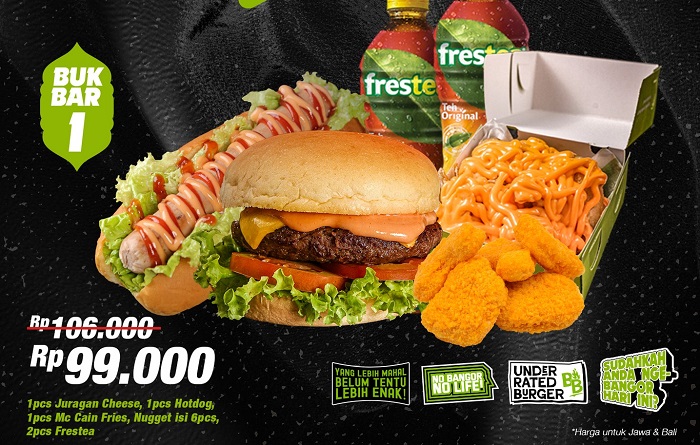 Burger Bangor menawarkan paket buka bersama (bukber) selama bulan Ramadhan 2023 dengan tarif mulai Rp 99 ribuan.
