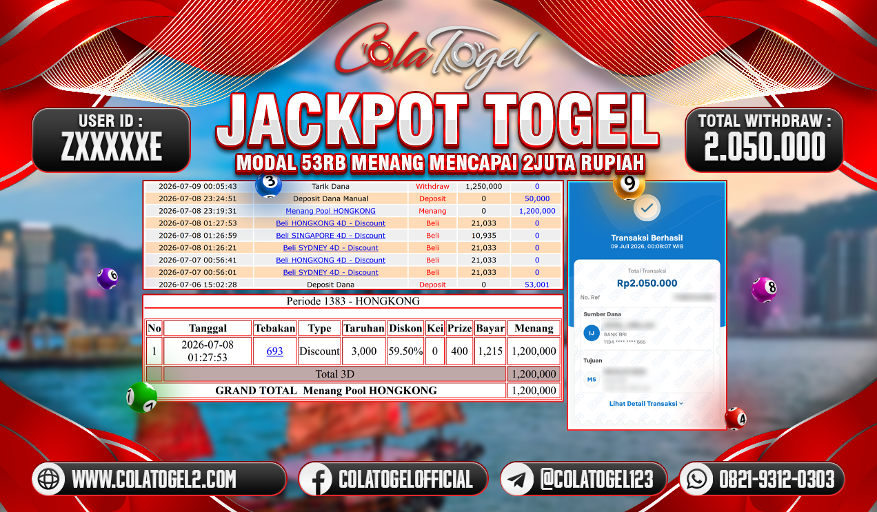 JACKPOT HONGKONG LOTTO!!