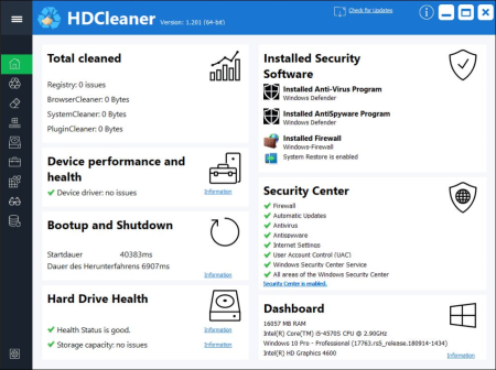 HDCleaner 1.290 Multilingual