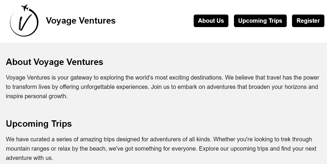 Landing Page