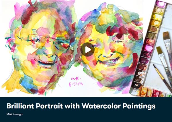 Skillshare – Brilliant Portrait with Watercolor Paintings