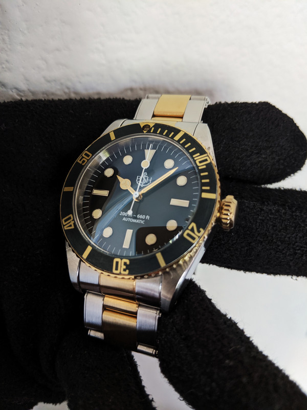 FS BSH Two Tone big crown Rolex submariner homage | WatchUSeek Watch Forums