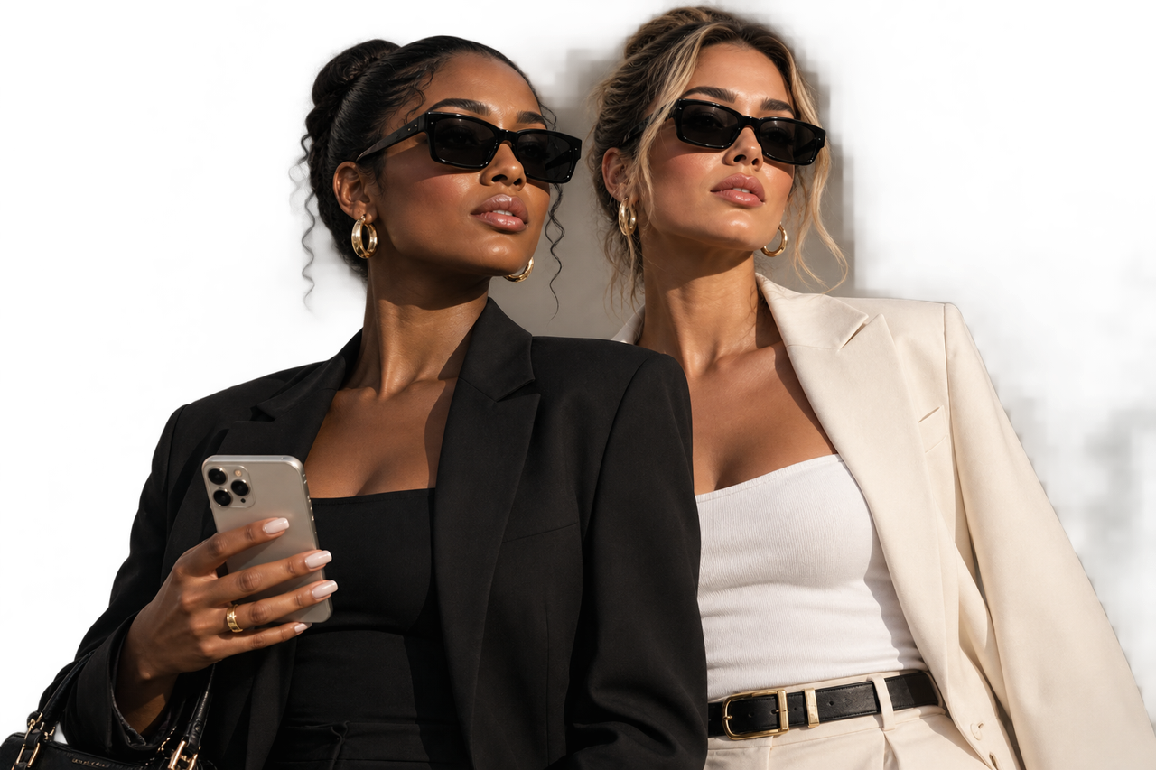 Two sophisticated women