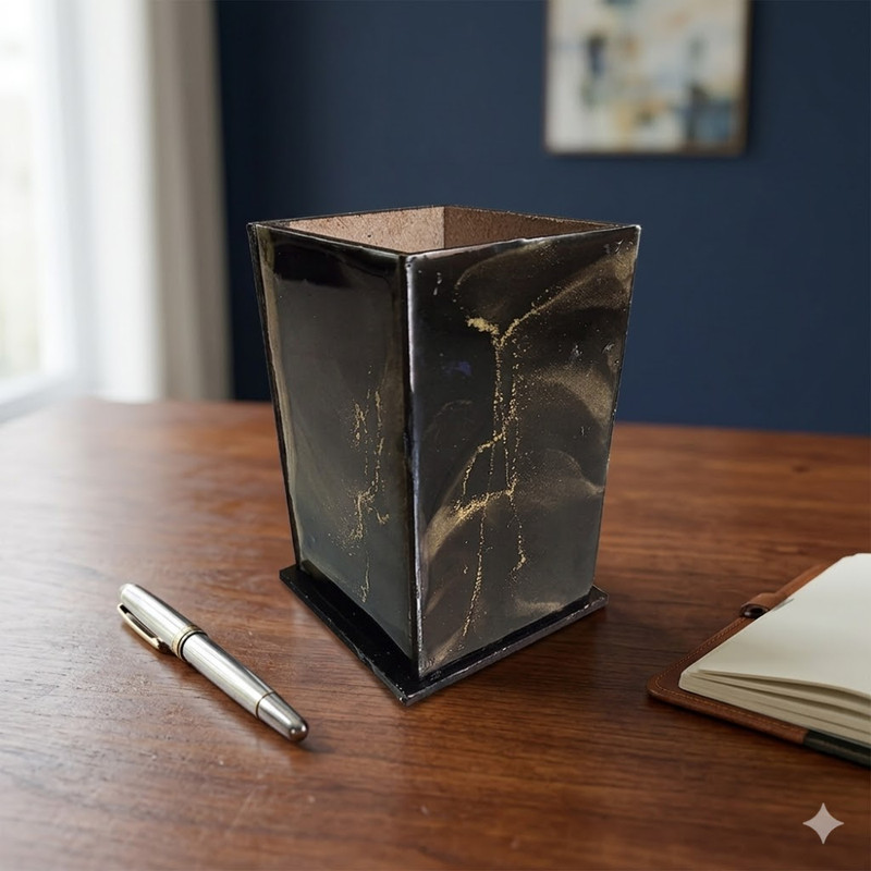 Resin Art on MDF Pen Stand DIY Kit