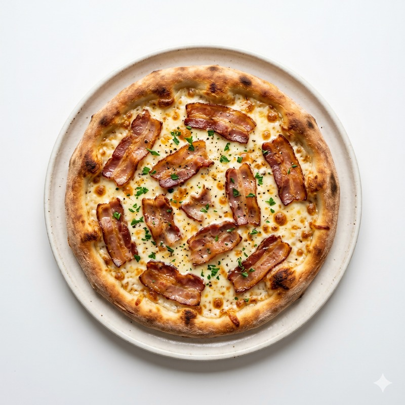 Pizza De Bacon