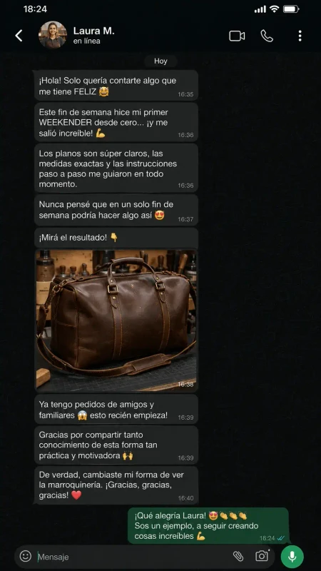 Reseña WhatsApp Laura