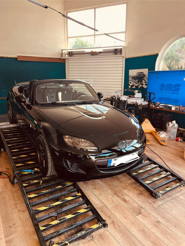 Mazda MX-5 NC2 1.8 dyno graph 152HP