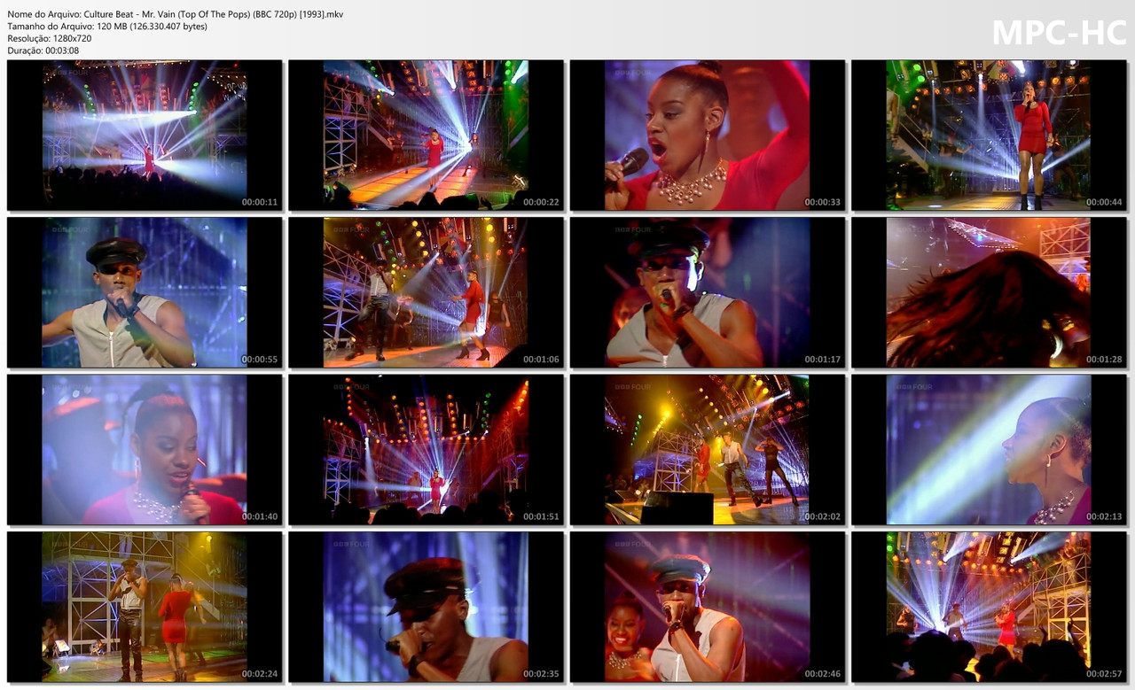Culture Beat - Mr. Vain (Top Of The Pops) (BBC HD 720p) [26.08.1993]