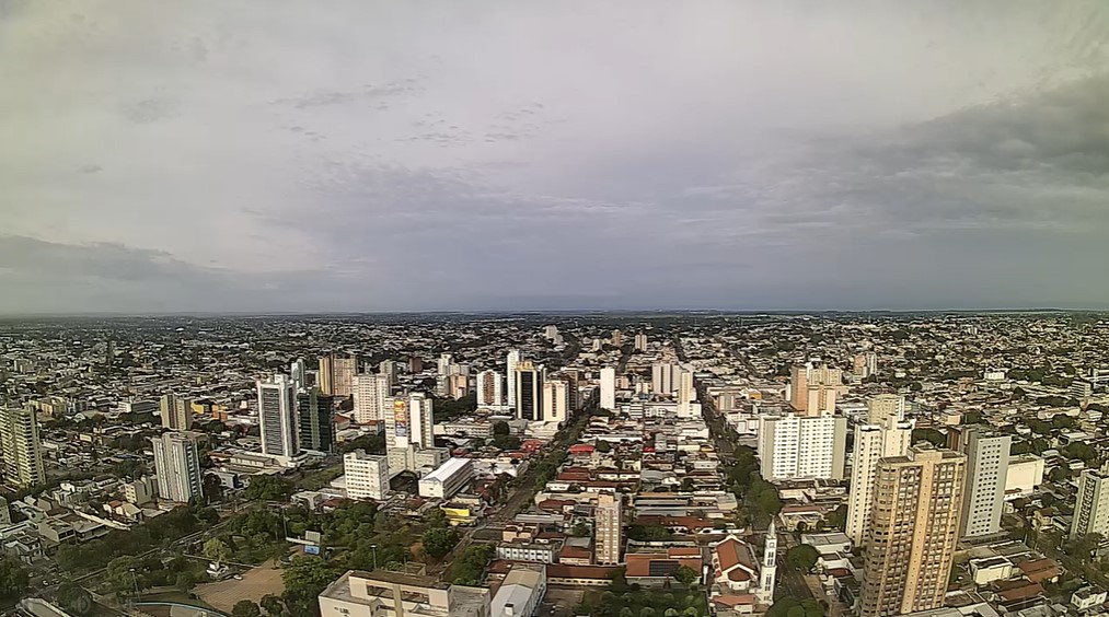 Campo Grande nesta manhã de quinta-feira