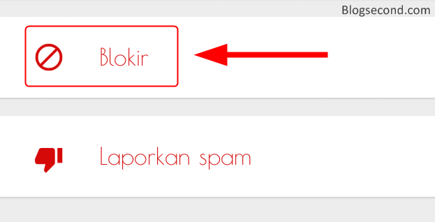 Memblokir Nomor di WhatsApp