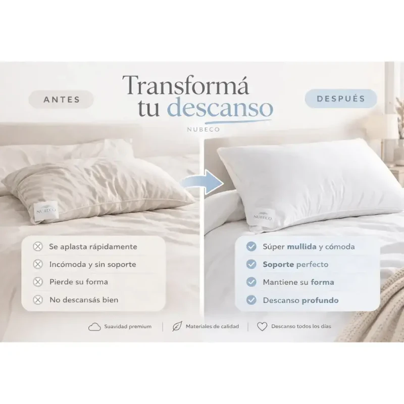 Almohada que no se aplasta