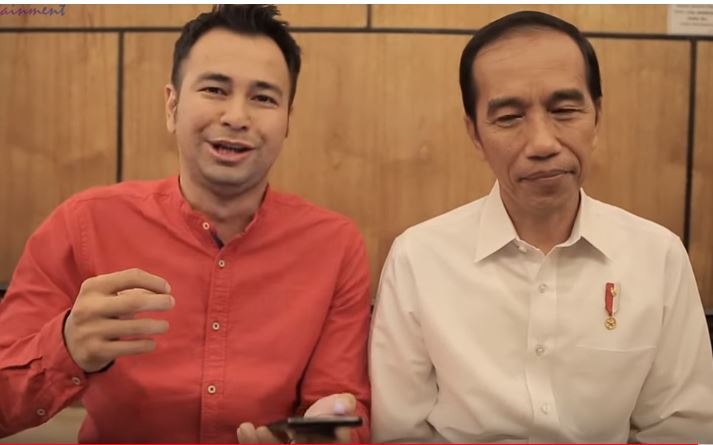 Raffi Ahmad dan Jokowi