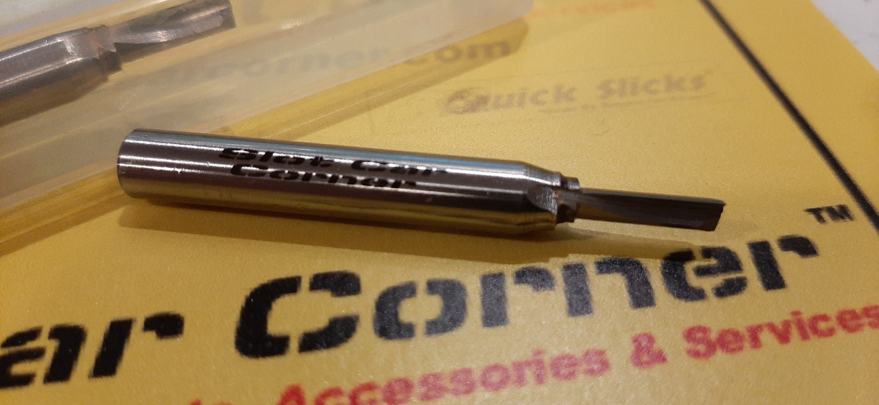 SlotCarCorner Straight Cut Router Bit - 18 (For Cutting Track Slot)