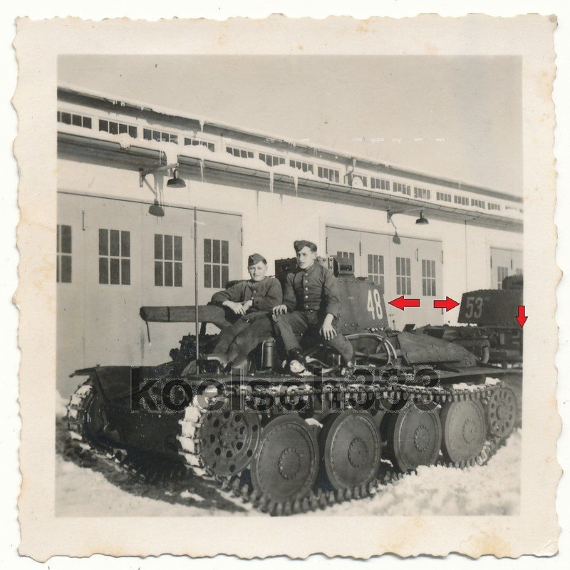 Tschechoslowakei Tank CKD Praga Beute Panzer 38(t) Balkenkreuz Kennung