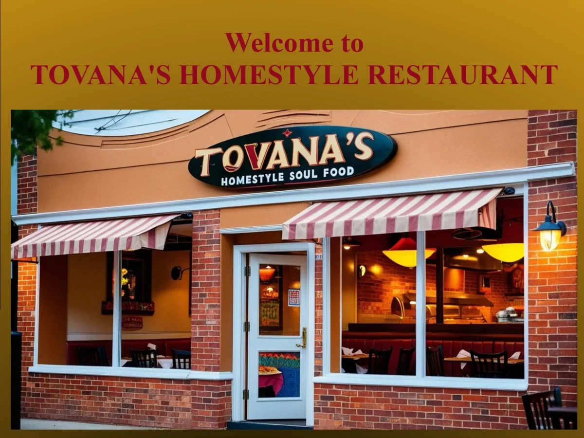 Tovana's Restaurant website preview