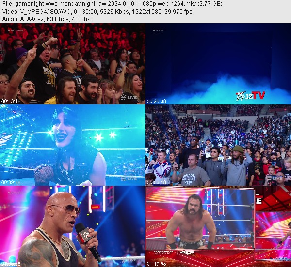 [Multi] WWE Monday Night Raw 2024 01 01 1080p WEB h264GAMENiGHT WAREZV3