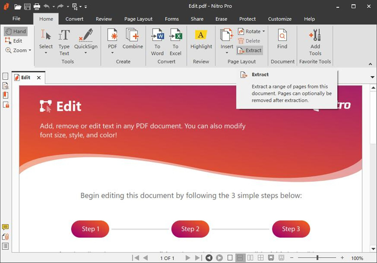 Working with Nitro PDF Pro 26.2.4.0 Enterprise full activated
