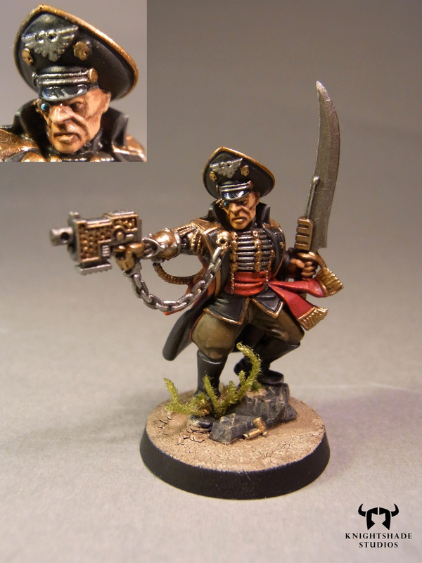 oficio prefectus red close with facedetail