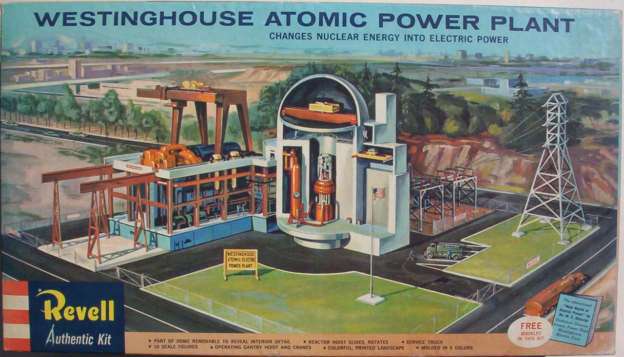Revell 192 H-1550 Westinghouse Atomic Power Plant