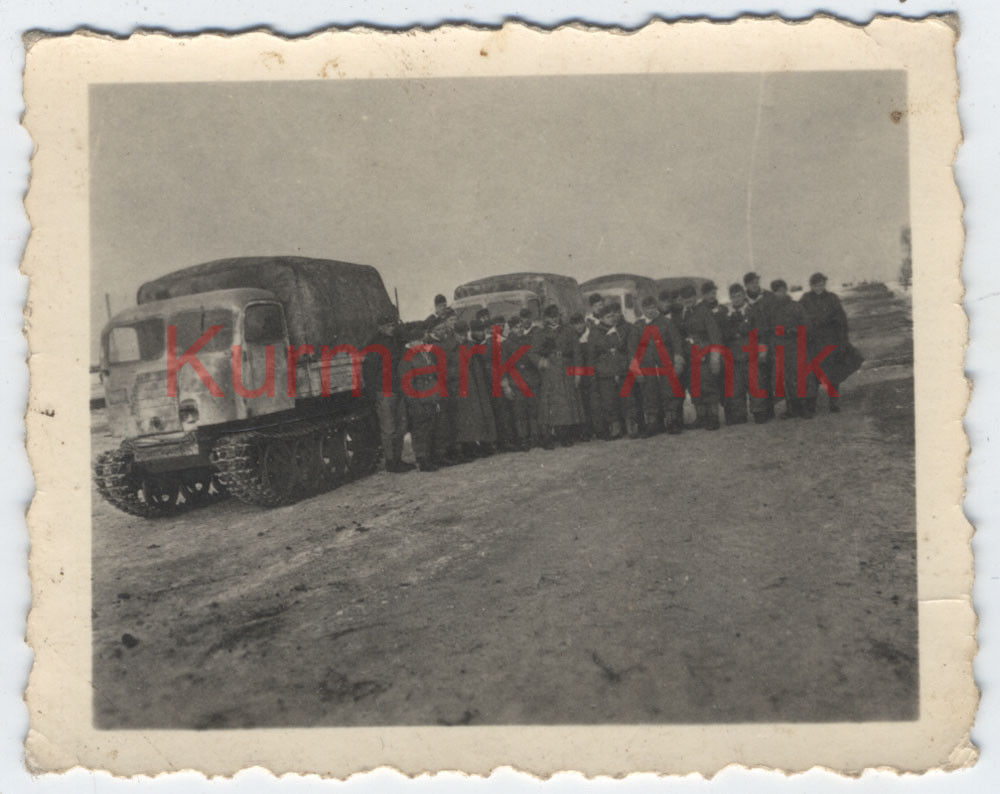 Fotos Wehrmacht Russland 1944 Panzer Jäger RSO Raupe Winter Fron