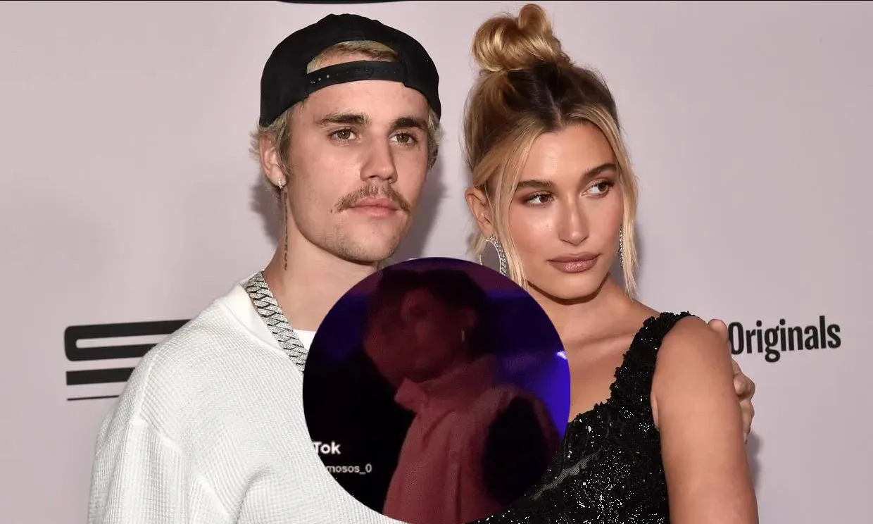 Captan a Hailey Bieber, esposa de Justin Bieber, coqueteando con guardaespaldas