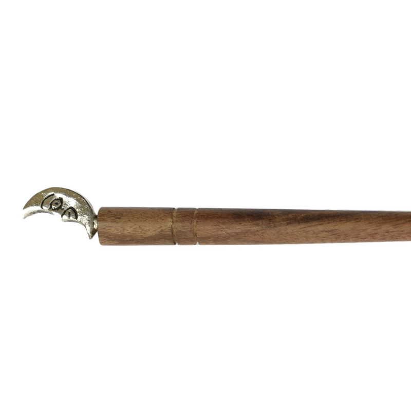 Women Juda Hair Pin Wood & Metal Handmade Beautiful Design Traditional Stick Pin - Picture 28 of 40