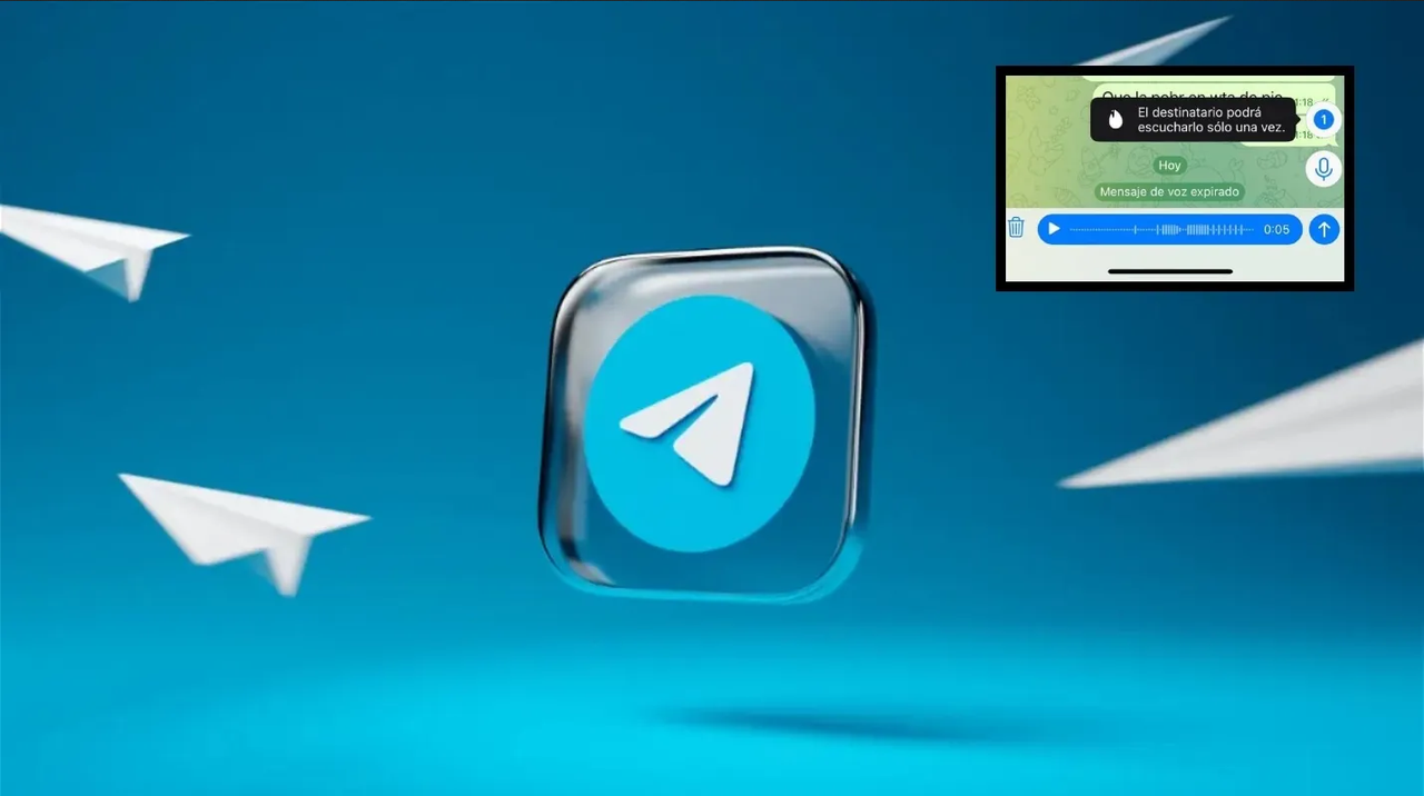 Telegram: Guía paso a paso para enviar un audio o video de una sola reproducción