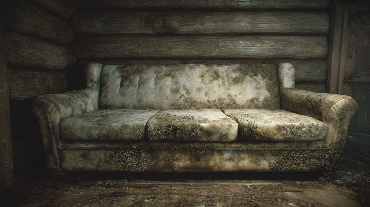 Диван с плесенью