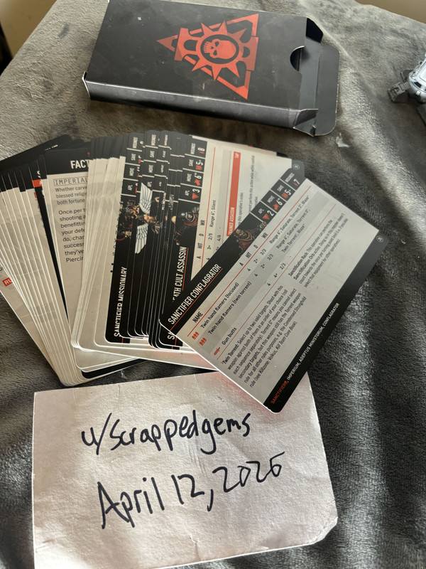 Sanctifiers Data Cards