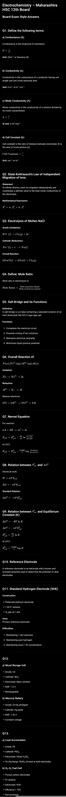 Electrochemistry