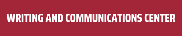 Writing & Communications Center Logo