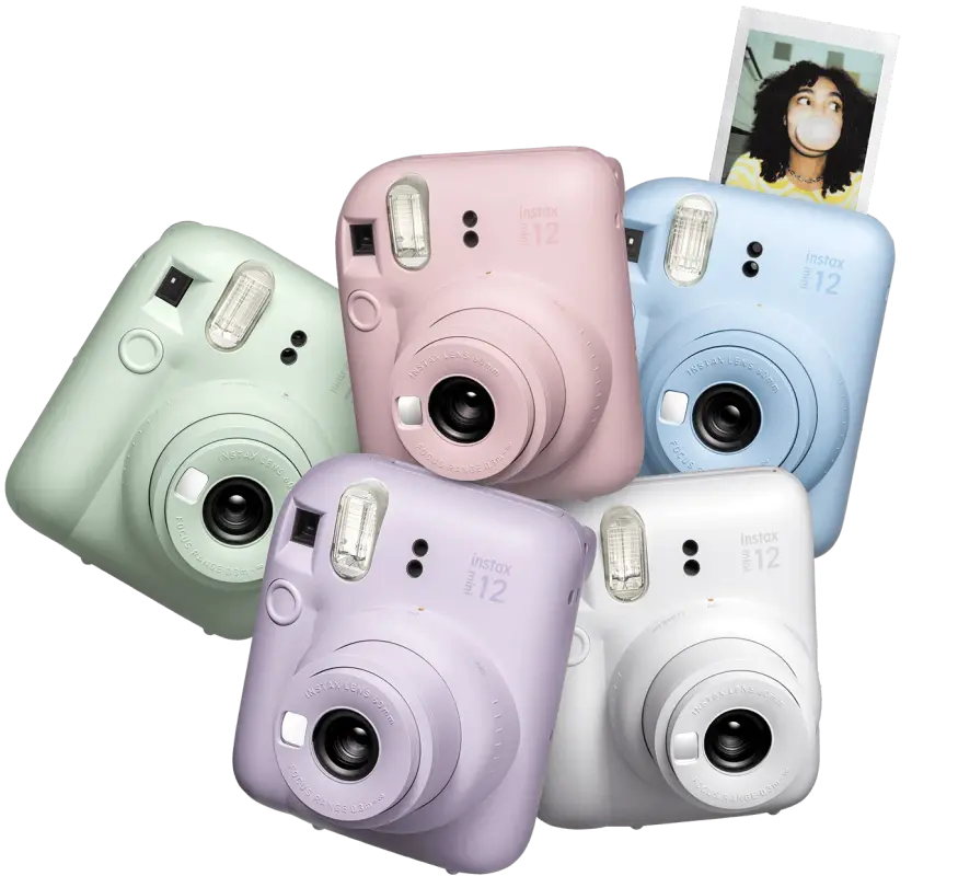 Características de la Cámara Instantánea Instax Mini 12