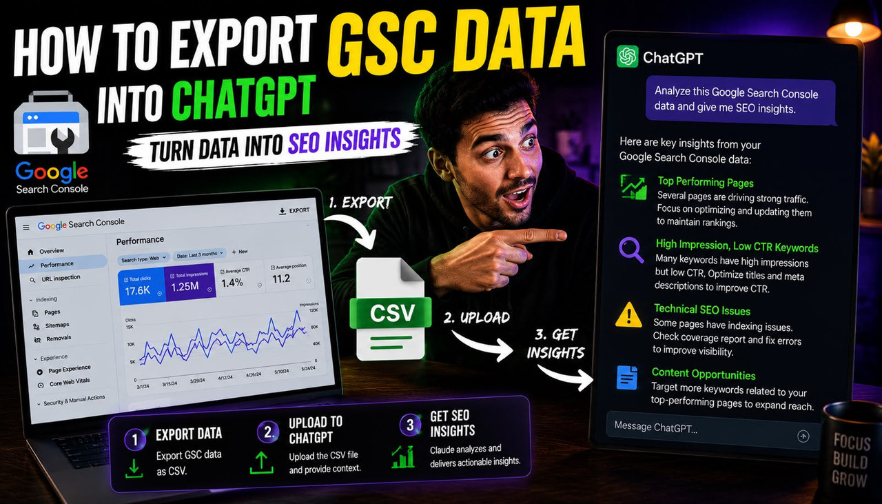 How to Export Google Search Console Data Into ChatGPT and Actually Get Useful Answers