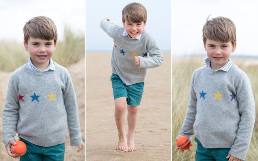 William y Kate comparten nuevas fotos del príncipe Louis por su cumpleaños